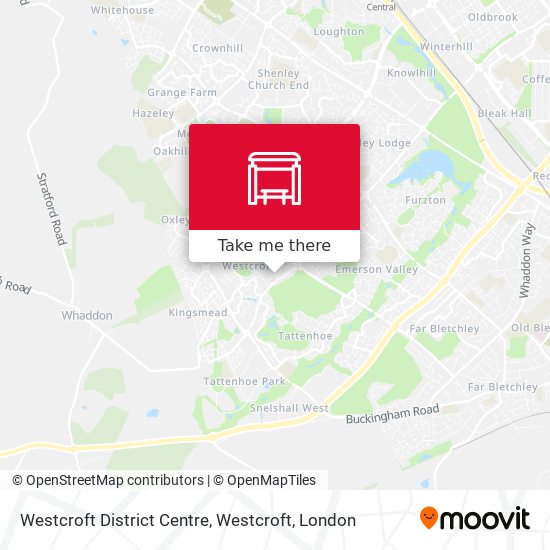 Westcroft District Centre, Westcroft map