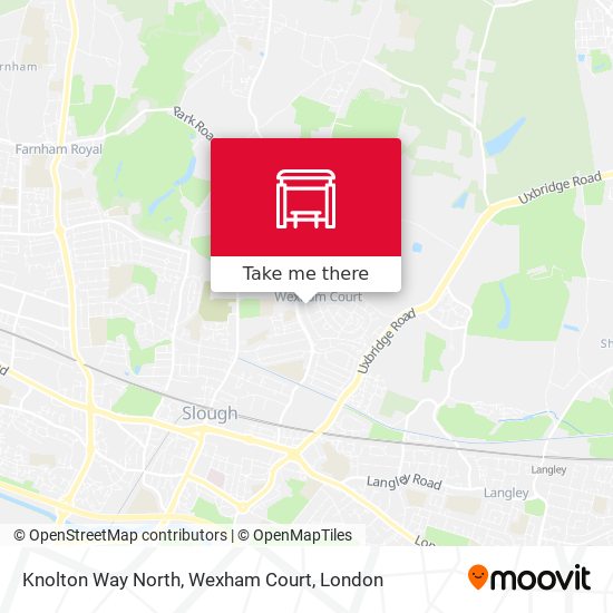 Knolton Way North, Wexham Court map