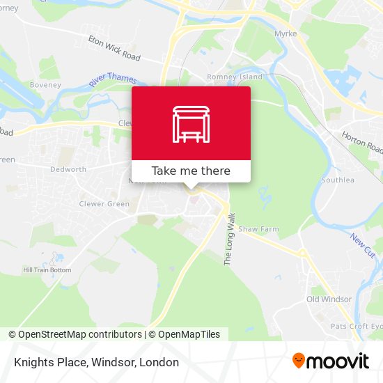 Knights Place, Windsor map