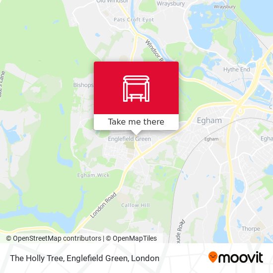 The Holly Tree, Englefield Green map