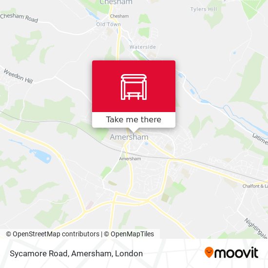 Sycamore Road, Amersham map