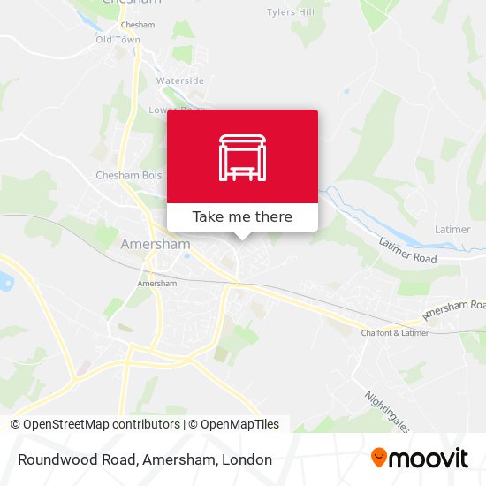Roundwood Road, Amersham map