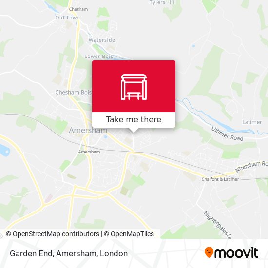 Garden End, Amersham map