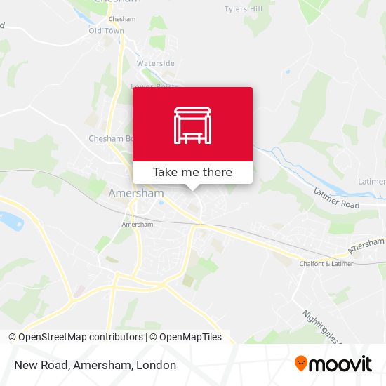 New Road, Amersham map