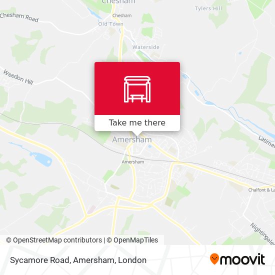 Sycamore Road, Amersham map