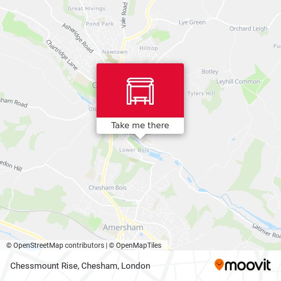 Chessmount Rise, Chesham map