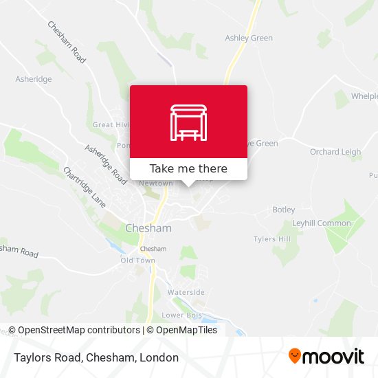 Taylors Road, Chesham map