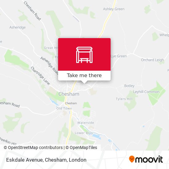 Eskdale Avenue, Chesham map
