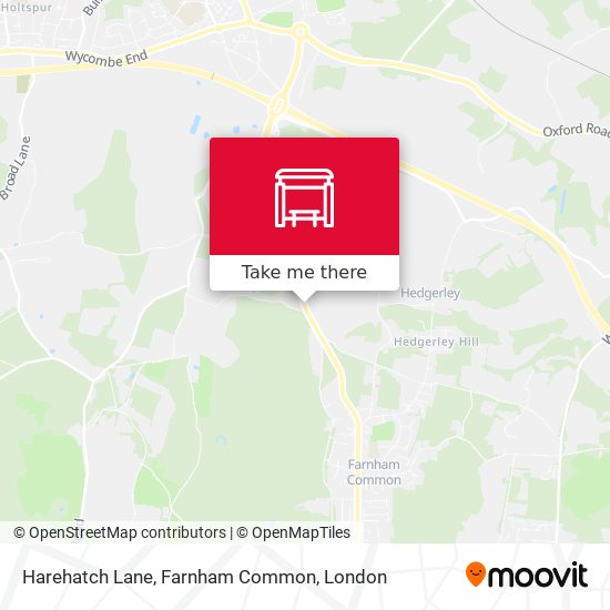 Harehatch Lane, Farnham Common map