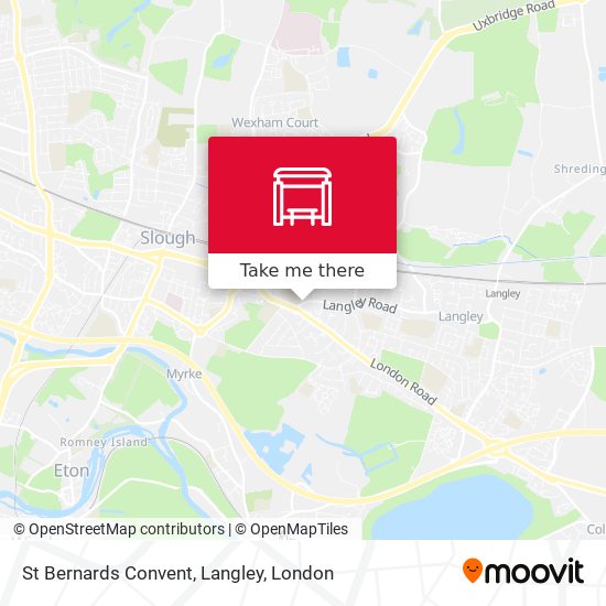 St Bernards Convent, Langley map