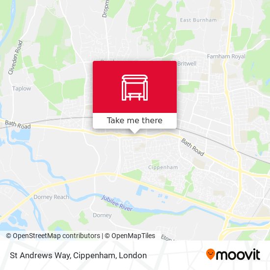 St Andrews Way, Cippenham map