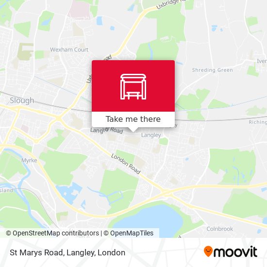 St Marys Road, Langley map