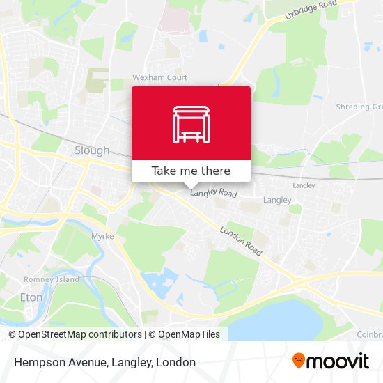 Hempson Avenue, Langley map