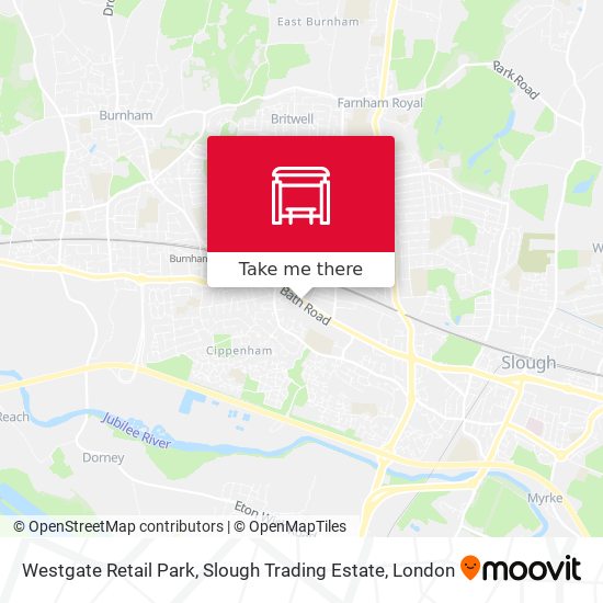 Westgate Retail Park, Slough Trading Estate map