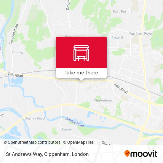 St Andrews Way, Cippenham map