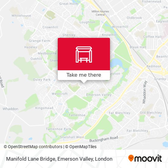 Manifold Lane Bridge, Emerson Valley map