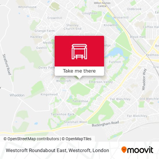 Westcroft Roundabout East, Westcroft map