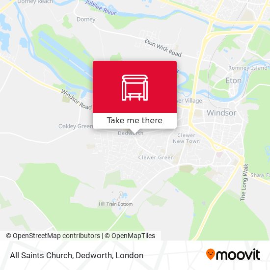 All Saints Church, Dedworth map