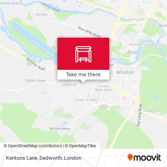 Kentons Lane, Dedworth map
