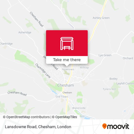 Lansdowne Road, Chesham map