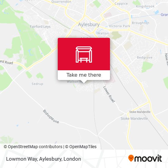 Lowmon Way, Aylesbury map