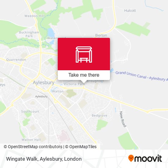 Wingate Walk, Aylesbury map