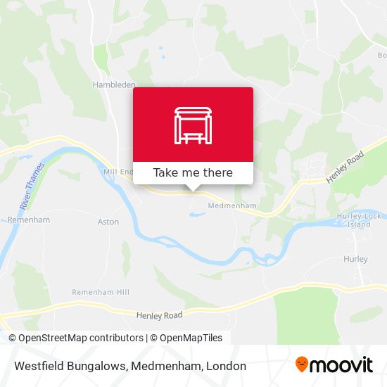 Westfield Bungalows, Medmenham map