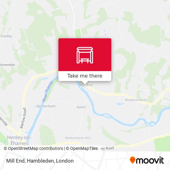 Mill End, Hambleden map