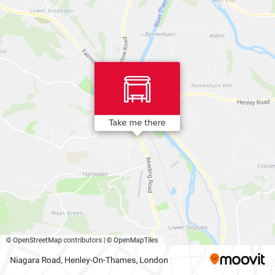 Niagara Road, Henley-On-Thames map