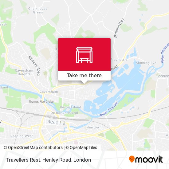 Travellers Rest, Henley Road map