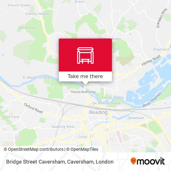 Bridge Street Caversham, Caversham map