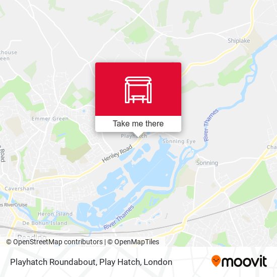Playhatch Roundabout, Play Hatch map