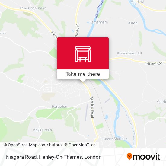 Niagara Road, Henley-On-Thames map
