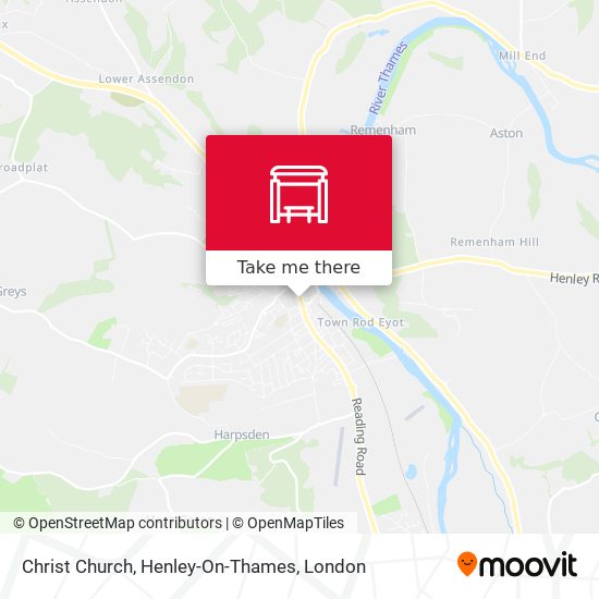 Christ Church, Henley-On-Thames map