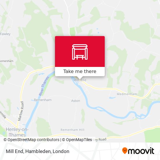 Mill End, Hambleden map