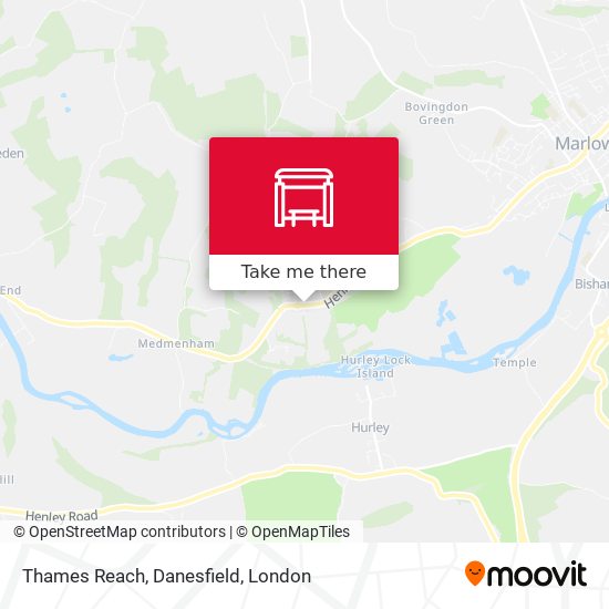 Thames Reach, Danesfield map