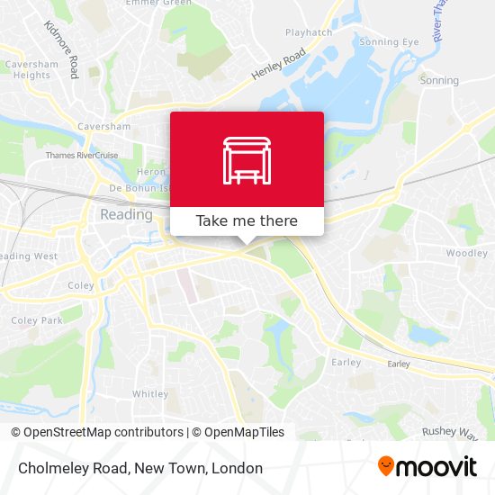 Cholmeley Road, New Town map