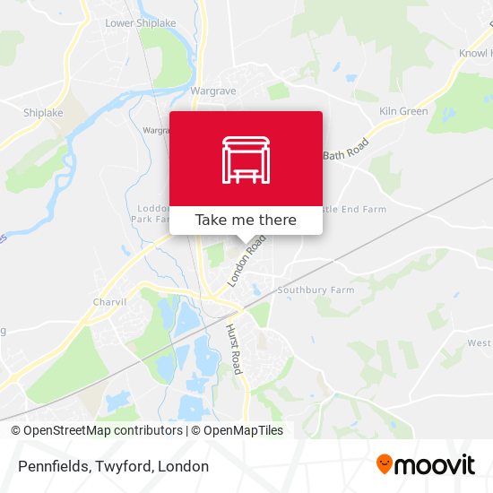 Pennfields, Twyford map