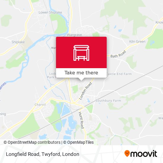 Longfield Road, Twyford map