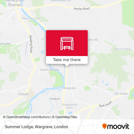 Summer Lodge, Wargrave map