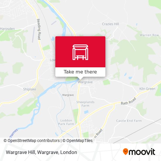 Wargrave Hill, Wargrave map