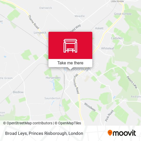 Broad Leys, Princes Risborough map
