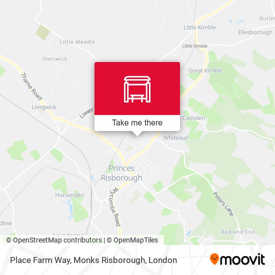 Place Farm Way, Monks Risborough map