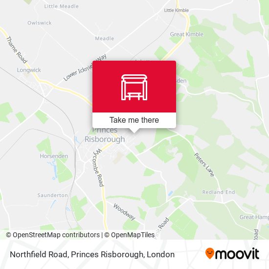Northfield Road, Princes Risborough map