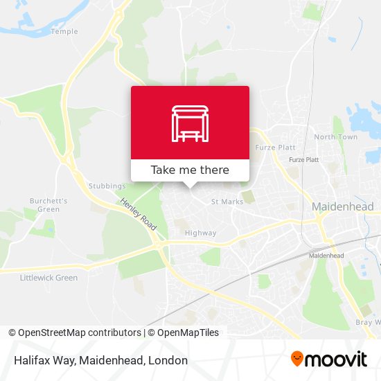 Halifax Way, Maidenhead map