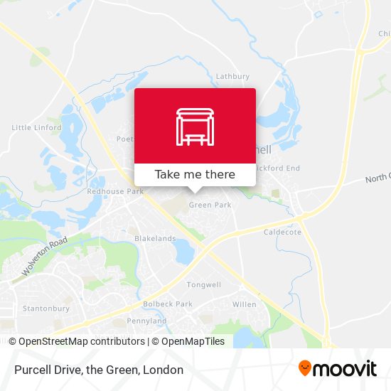 Purcell Drive, the Green map