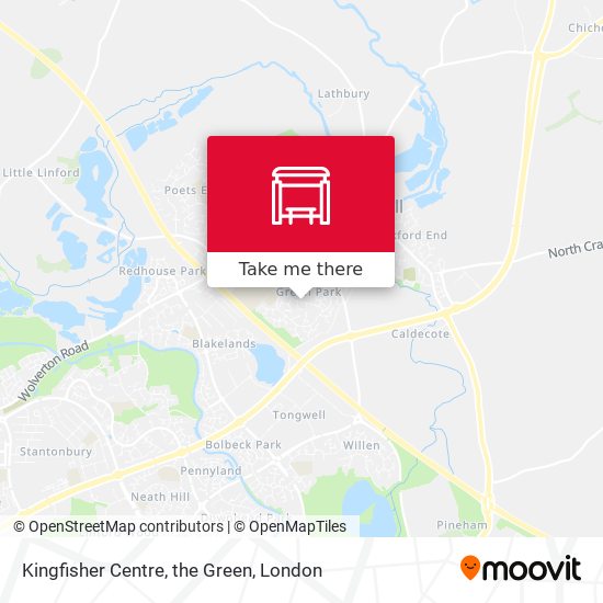 Kingfisher Centre, the Green map