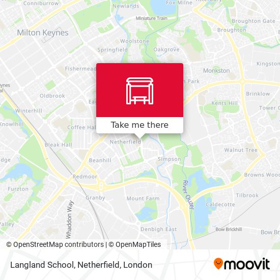 Langland School, Netherfield map