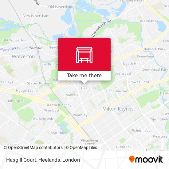 Hasgill Court, Heelands map