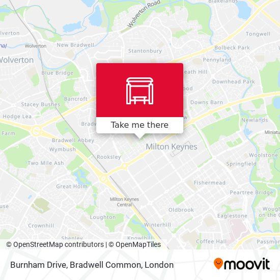 Burnham Drive, Bradwell Common map